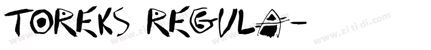 Toreks Regula字体转换
